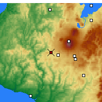 Nearby Forecast Locations - Raetihi - Mapa