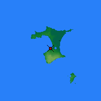 Nearby Forecast Locations - Isla Chatham - Mapa