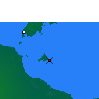Nearby Forecast Locations - Sweers Island - Mapa