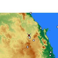 Nearby Forecast Locations - Mareeba - Mapa