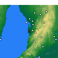 Nearby Forecast Locations - Adelaida - Mapa