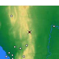 Nearby Forecast Locations - Eudunda - Mapa