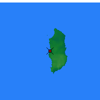 Nearby Forecast Locations - King Island - Mapa