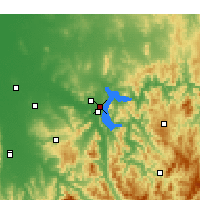 Nearby Forecast Locations - Hume Dam - Mapa