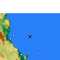Nearby Forecast Locations - Norman Reef - Mapa