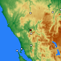 Nearby Forecast Locations - Rosebery - Mapa