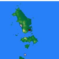 Nearby Forecast Locations - Lady Barron - Mapa