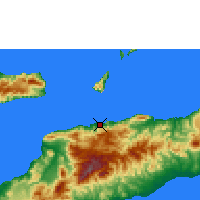 Nearby Forecast Locations - Dili - Mapa