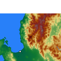 Nearby Forecast Locations - Baguió - Mapa