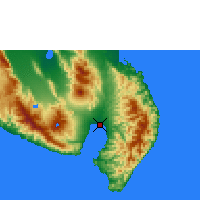 Nearby Forecast Locations - General Santos - Mapa