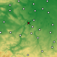 Nearby Forecast Locations - Naumburgo - Mapa