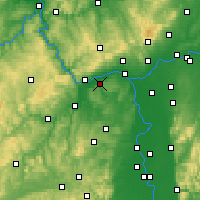 Nearby Forecast Locations - Ingelheim - Mapa