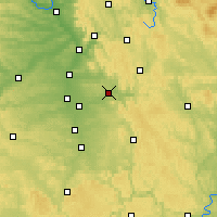 Nearby Forecast Locations - Lauf an der Pegnitz - Mapa