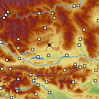 Nearby Forecast Locations - St. Veit an der Glan - Mapa