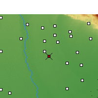 Nearby Forecast Locations - Amroha - Mapa