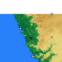 Nearby Forecast Locations - Curchorem - Mapa