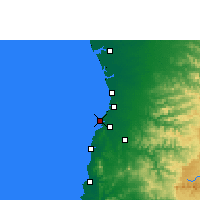 Nearby Forecast Locations - Damán y Diu - Mapa
