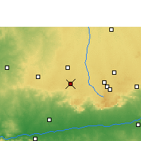 Nearby Forecast Locations - Dhar - Mapa