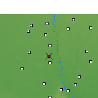 Nearby Forecast Locations - Ganaur - Mapa