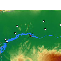 Nearby Forecast Locations - Goalpara - Mapa