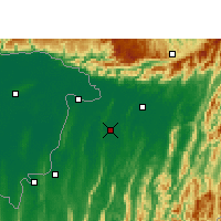 Nearby Forecast Locations - Hailakandi - Mapa