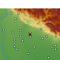 Nearby Forecast Locations - Jaspur - Mapa