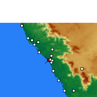 Nearby Forecast Locations - Kadirur - Mapa