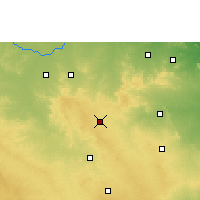 Nearby Forecast Locations - Kamareddy - Mapa
