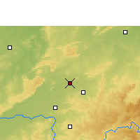Nearby Forecast Locations - Katni - Mapa