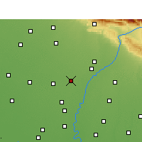 Nearby Forecast Locations - Ladwa - Mapa
