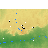 Nearby Forecast Locations - Mhow - Mapa