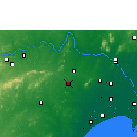 Nearby Forecast Locations - Narasaraopet - Mapa