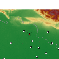 Nearby Forecast Locations - Narkatiaganj - Mapa