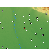 Nearby Forecast Locations - Naugawan Sadat - Mapa