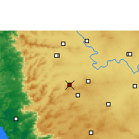 Nearby Forecast Locations - Nipani - Mapa