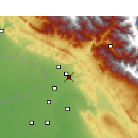 Nearby Forecast Locations - Pathankot - Mapa