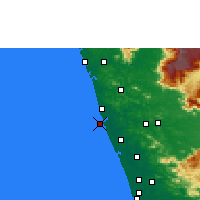 Nearby Forecast Locations - Ponnani - Mapa
