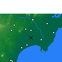 Nearby Forecast Locations - Ponnur - Mapa
