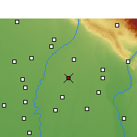 Nearby Forecast Locations - Rampur Maniharan - Mapa