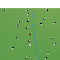 Nearby Forecast Locations - Samalkha - Mapa