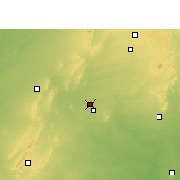 Nearby Forecast Locations - Sambhar Lake - Mapa