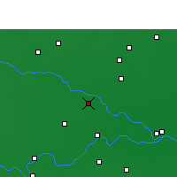 Nearby Forecast Locations - Sikanderpur - Mapa