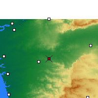 Nearby Forecast Locations - Songadh - Mapa