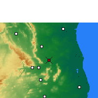 Nearby Forecast Locations - Srikalahasti - Mapa