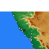 Nearby Forecast Locations - Taliparamba - Mapa