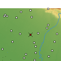 Nearby Forecast Locations - Thanesar - Mapa