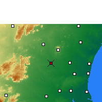 Nearby Forecast Locations - Tirukoilur - Mapa