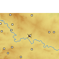 Nearby Forecast Locations - Ugar Khurd - Mapa