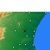 Nearby Forecast Locations - Viluppuram - Mapa