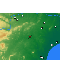 Nearby Forecast Locations - Vinukonda - Mapa